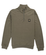 Belstaff  Quarter Zip Sweatshirt - True Olive