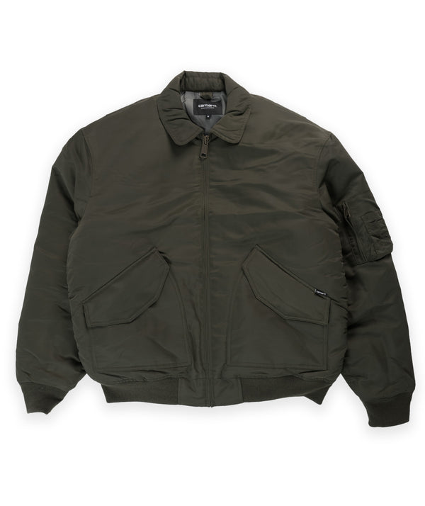 Carhartt WIP Olten Bomber - Plant/Smoke Green