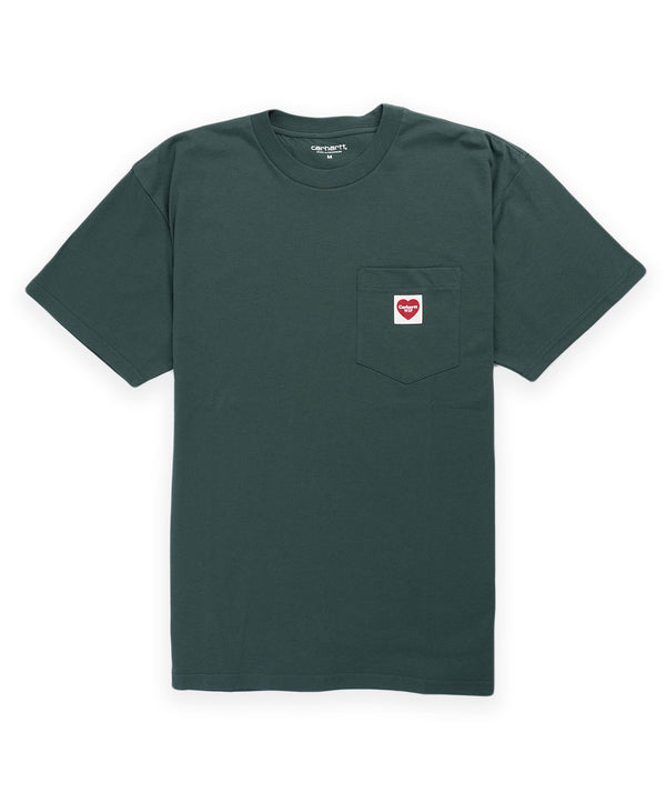 Carhartt WIP Pocket Heart T-Shirt - Discovery Green