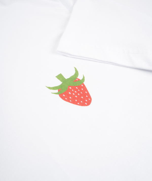 CDG Shirt Brett Westfall Strawberry T-Shirt - White