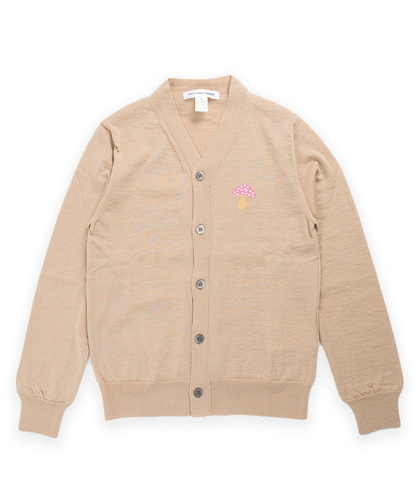 CDG Shirt Brett Westfield Mushroom Cardigan - Beige