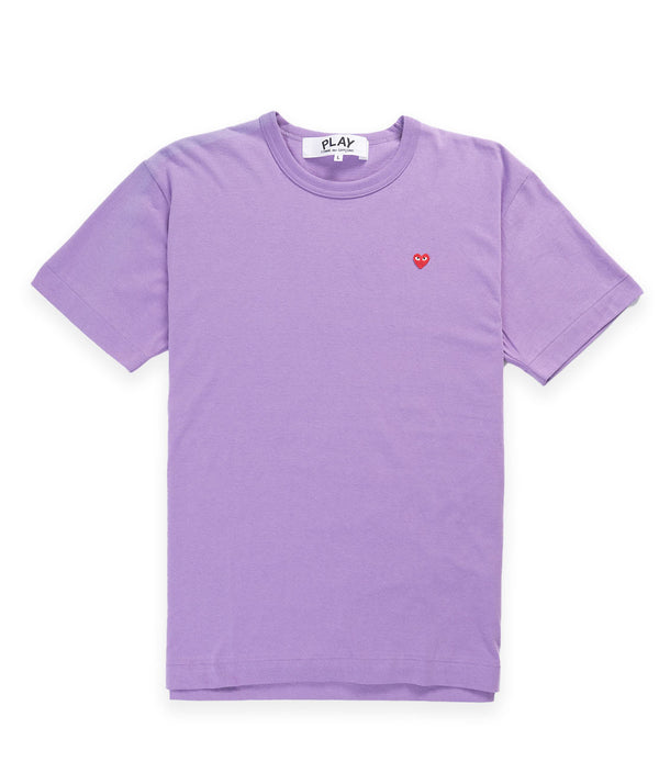 CDG Play Small Heart T-Shirt - Lilac