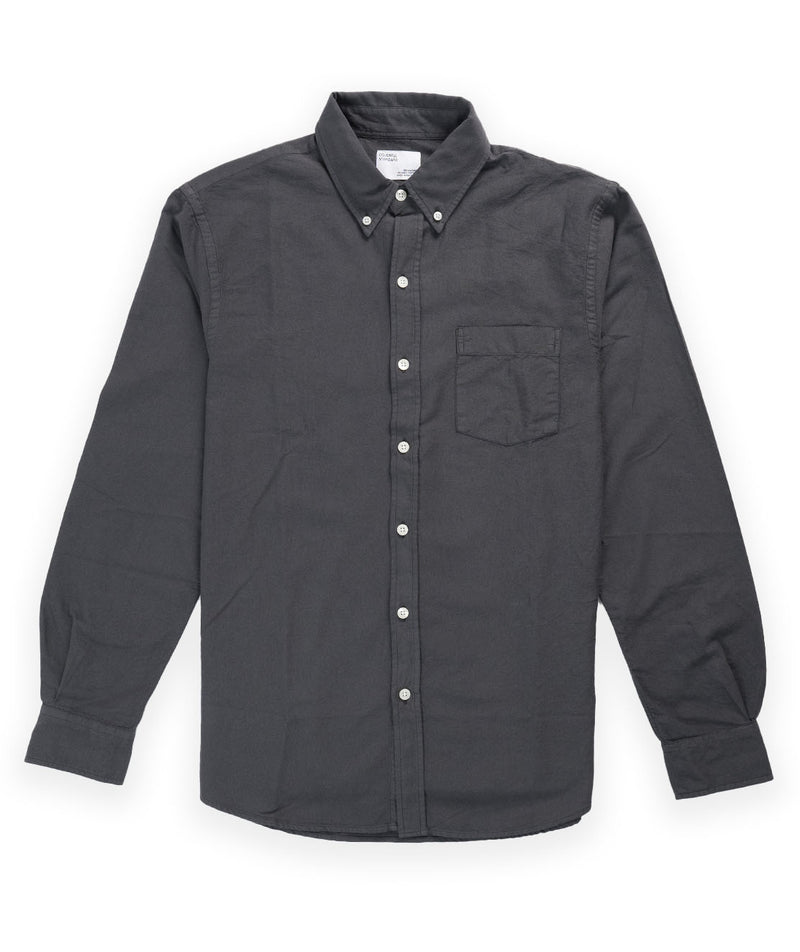 Colorful Standard Organic Button Down Shirt - Lava Grey