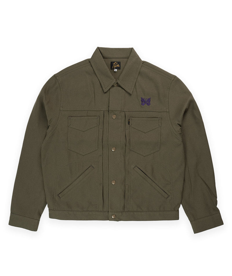 Needles - Penny jean jacket poly twill - Olive