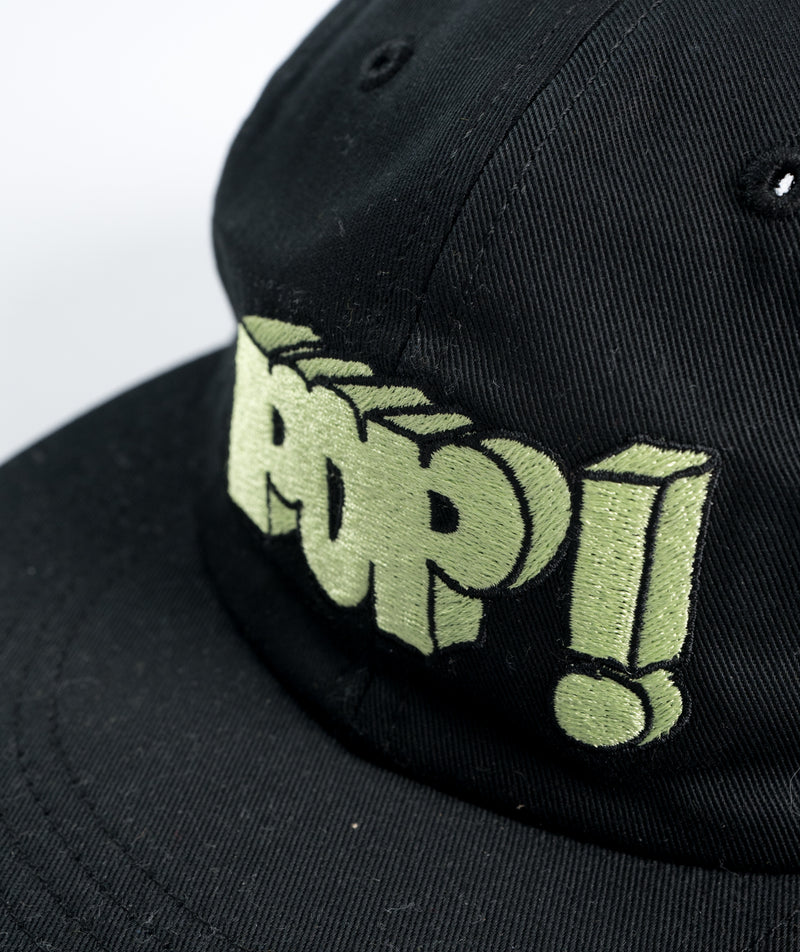 POP Trading Company Right Yeah Sixpanel Hat - Black