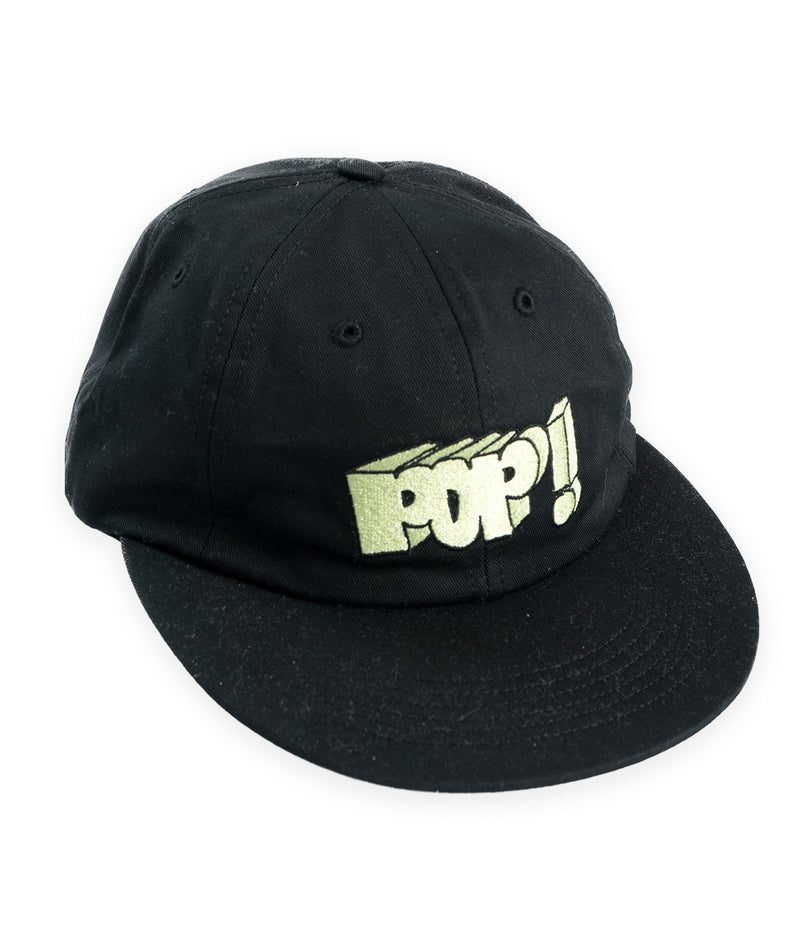 POP Trading Company Right Yeah Sixpanel Hat - Black