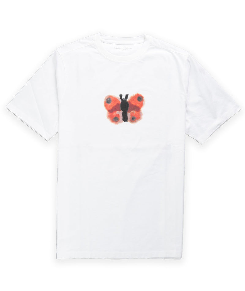 POP Trading Company Rop Butterfly T-Shirt - White