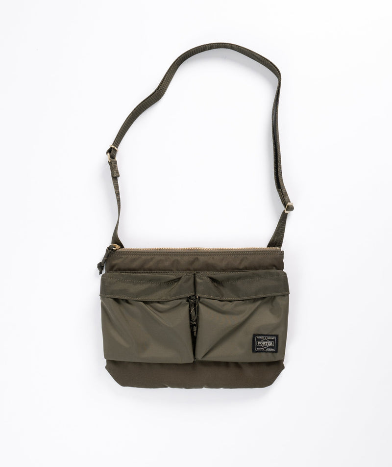 Porter Yoshida Force Shoulder Bag - Olive Drab
