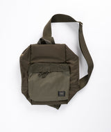 Porter Yoshida Force Sling Shoulder Bag - Olive Drab