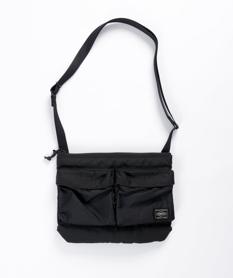 Porter Yoshida Force Shoulder Bag - Black