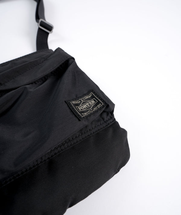 Porter Yoshida Force Shoulder Bag - Black