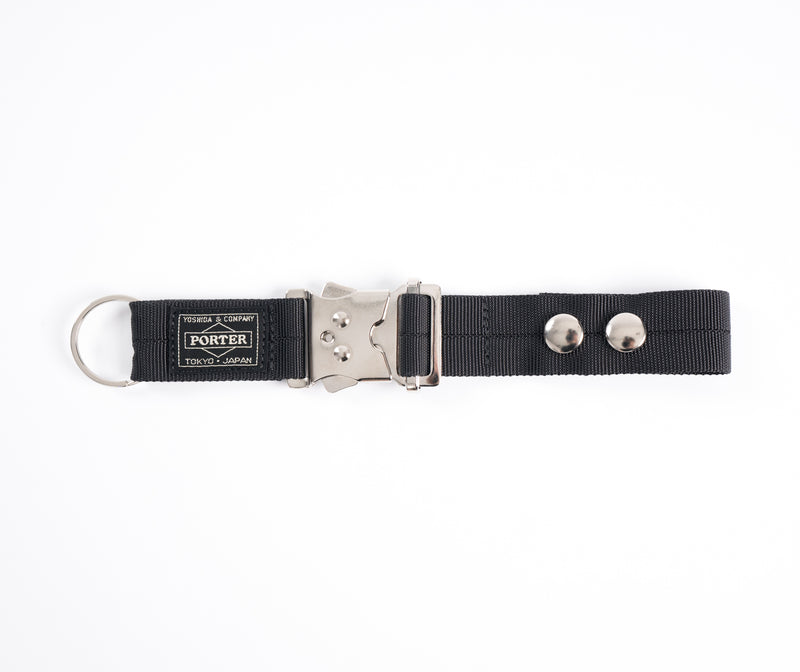 Porter Yoshida Joint Key Holder - Black/Silver