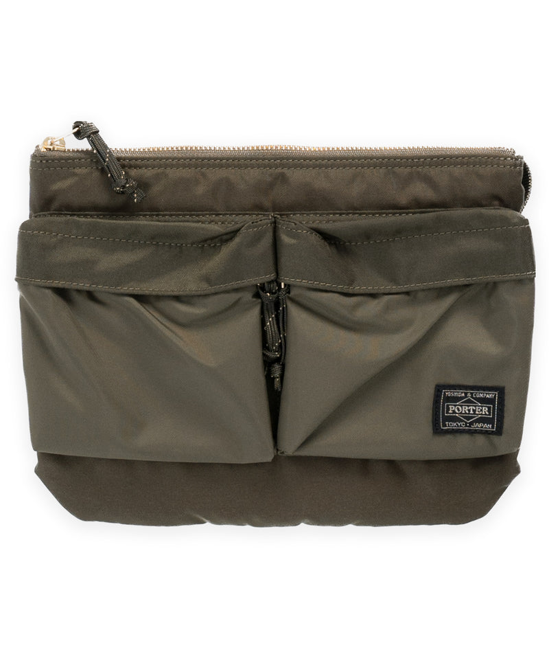 Porter Yoshida Force Shoulder Bag - Olive Drab