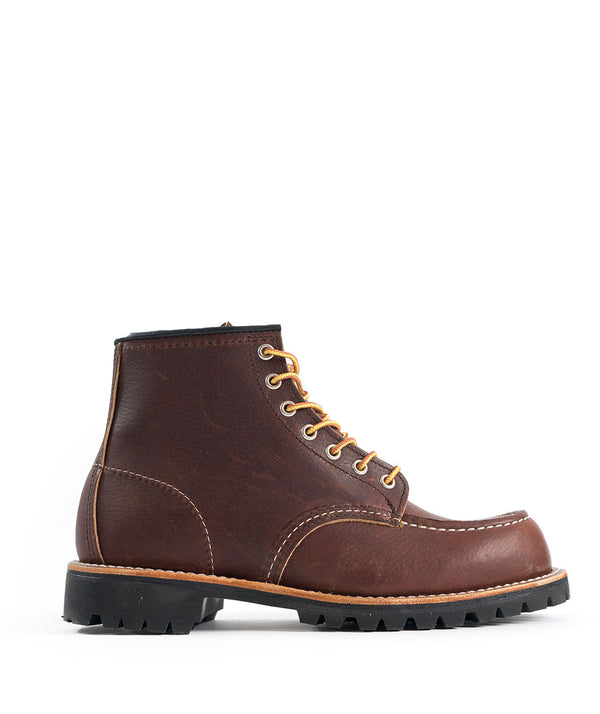 Red Wing 6 Inch Roughneck Moc Toe - Brown