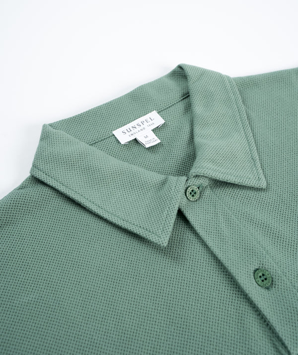 Sunspel Riviera Polo Shirt - Thyme