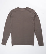 Sunspel Merino Crew Neck Jumper - Ceder