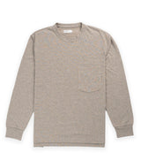 Universal Works Big Pocket LS T-Shirt - Sand