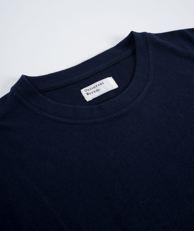 Universal Works Big Pocket LS T-Shirt - Navy