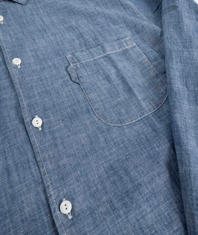 YMC Curtis Shirt - Light Indigo