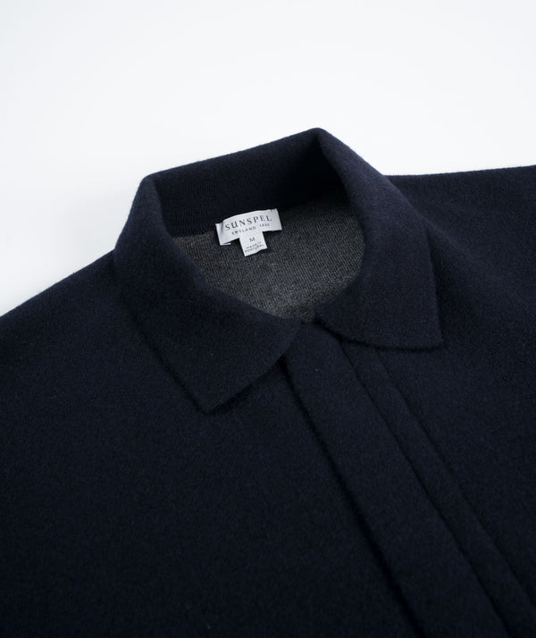 Sunspel Double Face Jacket - Navy