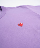 CDG Play Small Heart T-Shirt - Lilac