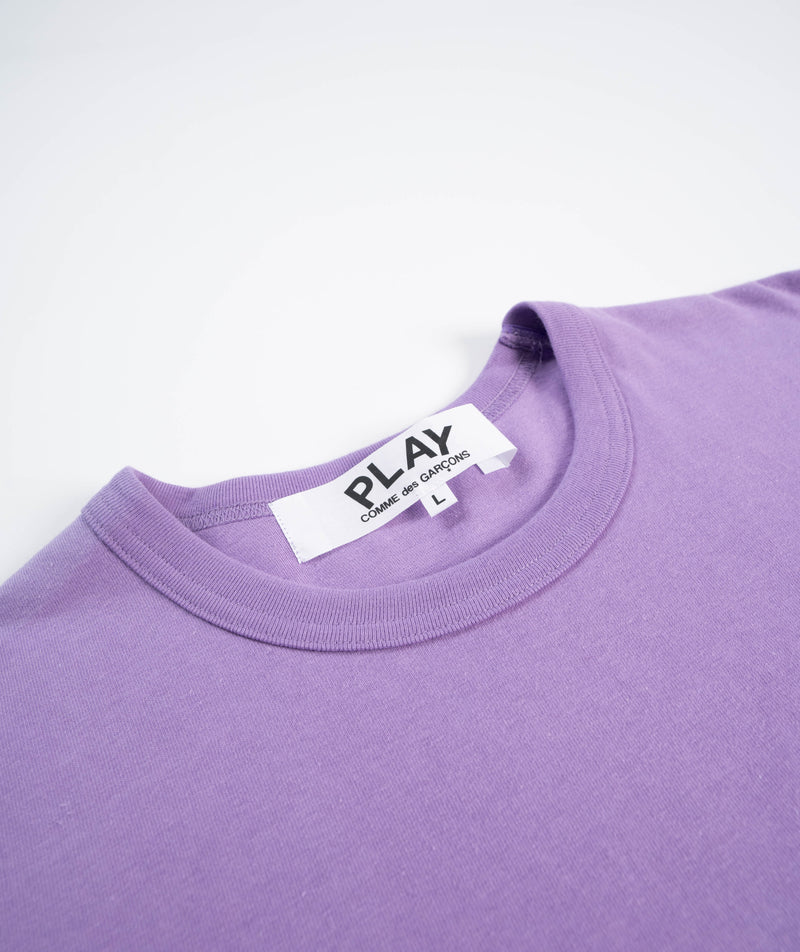 CDG Play Small Heart T-Shirt - Lilac