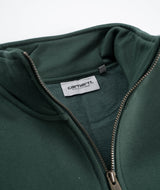 Carhartt WIP Chase Neck Zip Sweat - Discovery Green/Gold