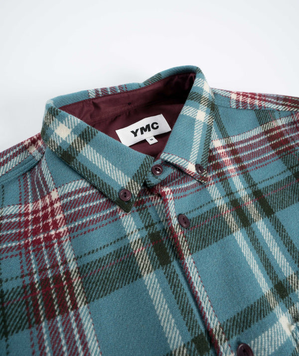 YMC Dean Shirt - Multi Blue