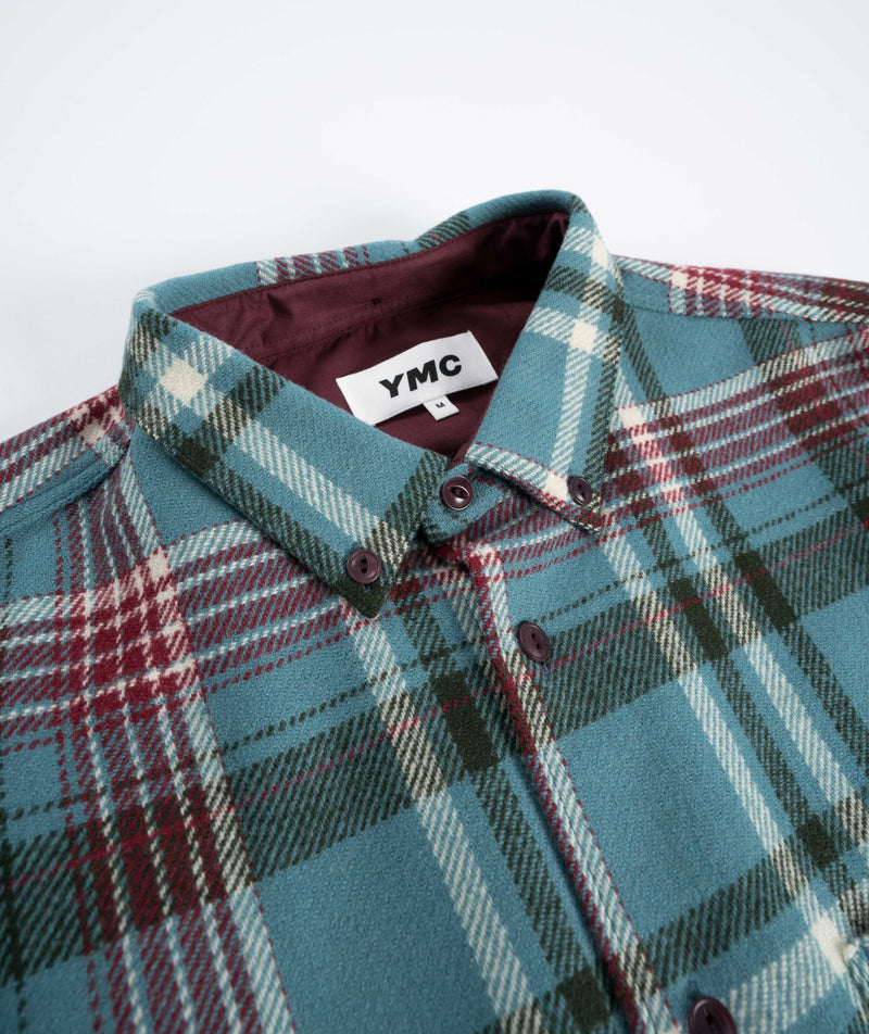 YMC Dean Shirt - Multi Blue