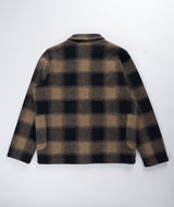 Universal Works Merino Fleece Lumber Jacket - Navy