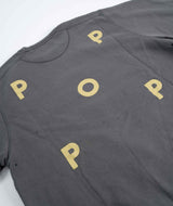 POP Trading Company Logo Crewneck Sweat - Charcoal
