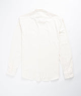 Sunspel Brushed Cotton Flannel Shirt - Ecru