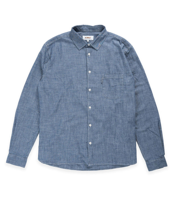 YMC Curtis Shirt - Light Indigo