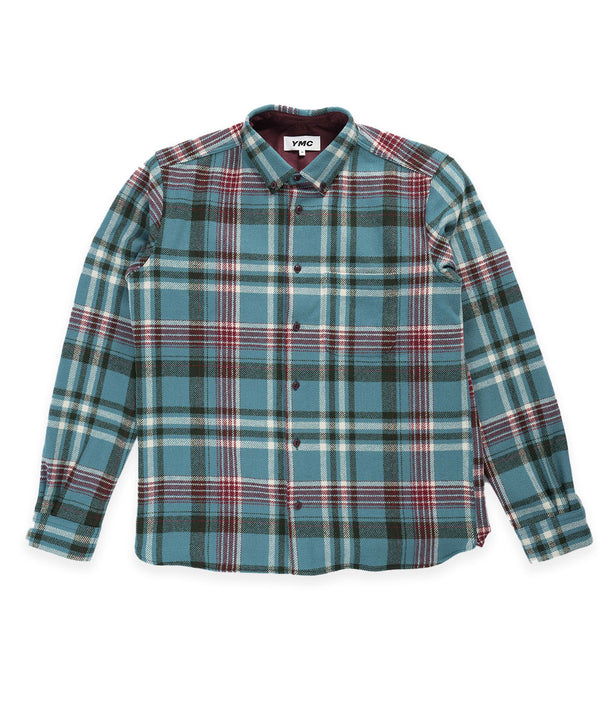 YMC Dean Shirt - Multi Blue