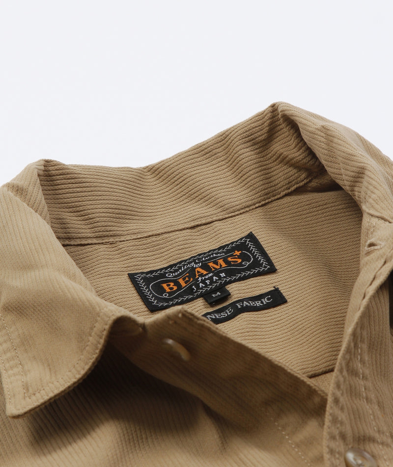 Beams - Adventure Shirt - Khaki