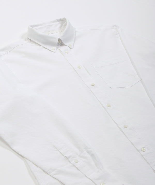 Norse Projects- Algot Oxford Monogram Shirt - White