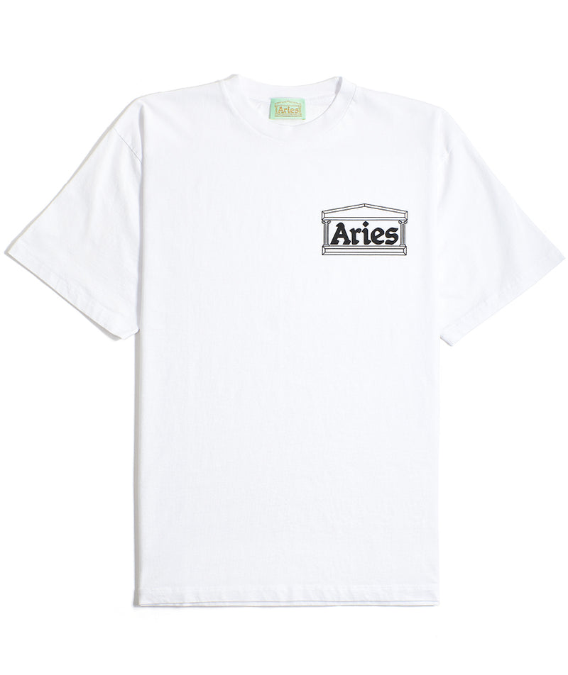 Aries Temple SS Tee - White