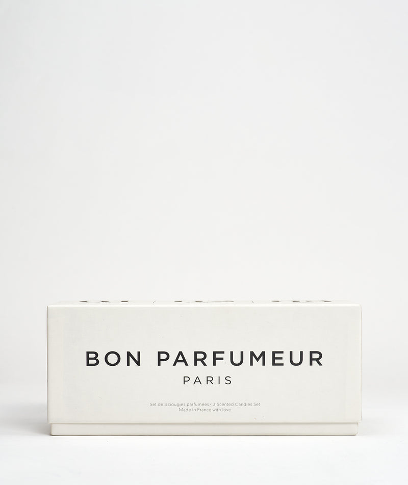 Bon Parfumeur: Mini Candle Set "01, 02, 03"