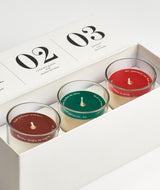 Bon Parfumeur: Mini Candle Set "01, 02, 03"