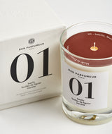 Bon Parfumeur: Candle 01 "Basil, Fig Leaves, Mint"