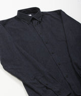 Sunspel - Button Down Shirt - Navy Melange