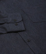 Sunspel - Button Down Shirt - Navy Melange