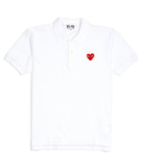 CDG: Short sleeve Polo "White"