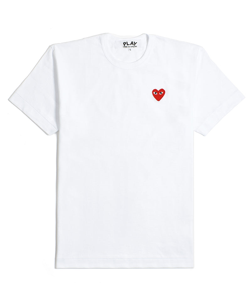 CDG Play: Short sleeve T-Shirt "White"