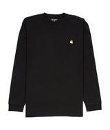 Carhartt: L/S Chase T-Shirt "Black/Gold"