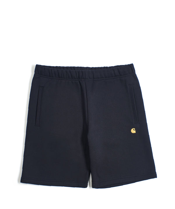 Carhartt: Chase Sweat Short "Dark Navy/Gold"