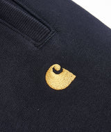 Carhartt: Chase Sweat Short "Dark Navy/Gold"