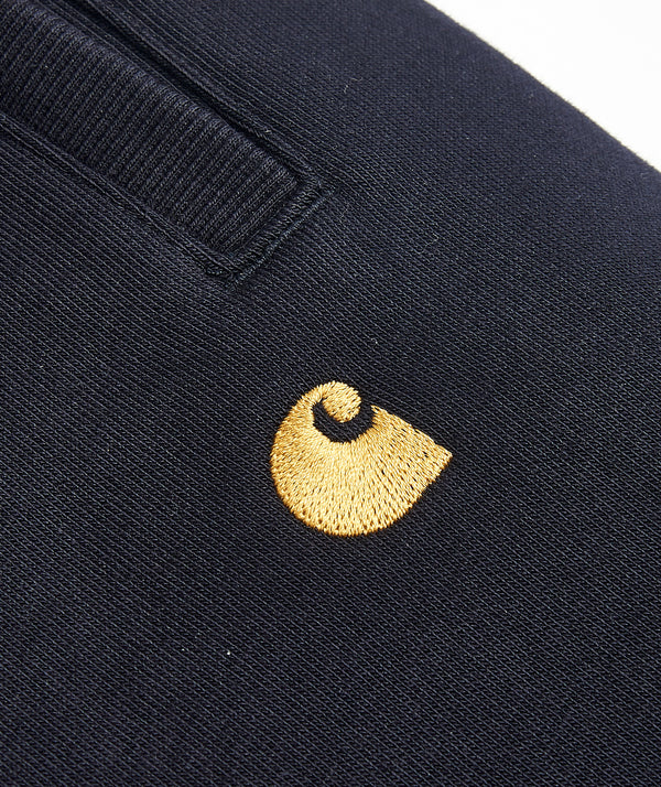 Carhartt: Chase Sweat Short "Dark Navy/Gold"