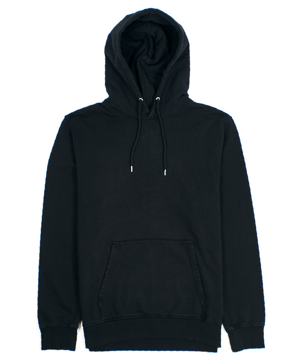 Colorful Standard: Classic Organic Hooded Sweat "Deep Black"