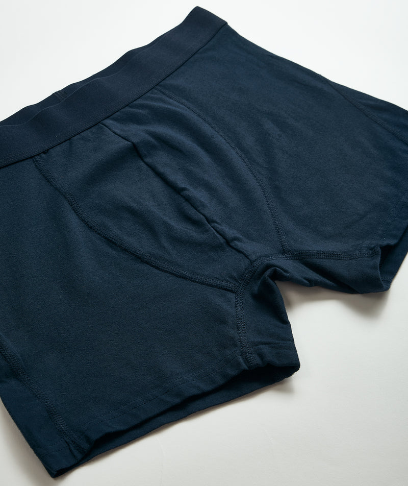 Colorful Standard: Classic Organic Boxer Briefs "Navy Blue"